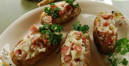 Twice Air-Fried Stuffed Potatoes [Vegan, Gluten-Free, Soy-Free]