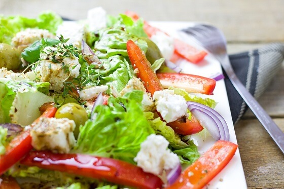 Vegan Tofu and Herb Salad